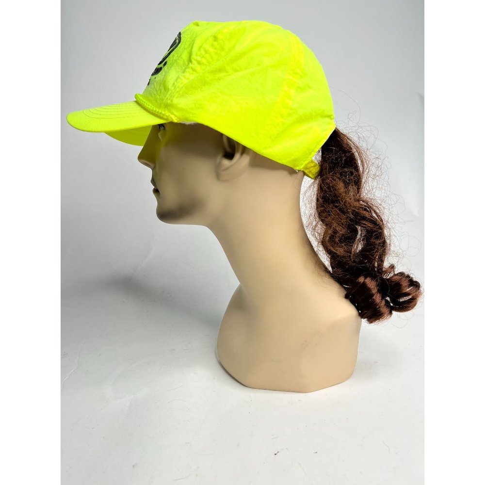 Ron Jon Surf Shop Faux Pony Tail Surf Cap  OS Adjustable Neon Yellow